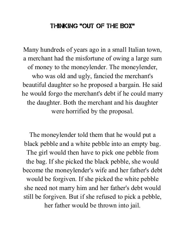 The Box- A short story